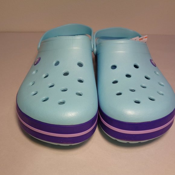 Crocs Size 13 CROCBAND New Blue Clogs Loafers main image 4